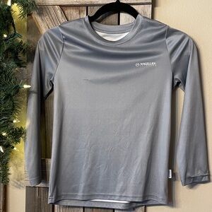 Magellan Outdoors Kids Charcoal Long Sleeve Tee